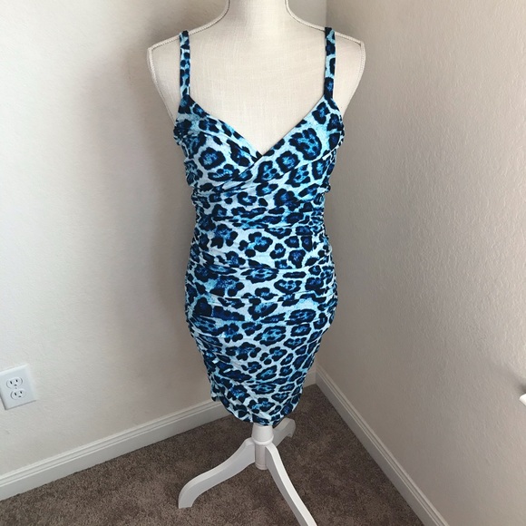 INC International Concepts Dresses & Skirts - *2 for 30* Blue Leopard dress from INC size small